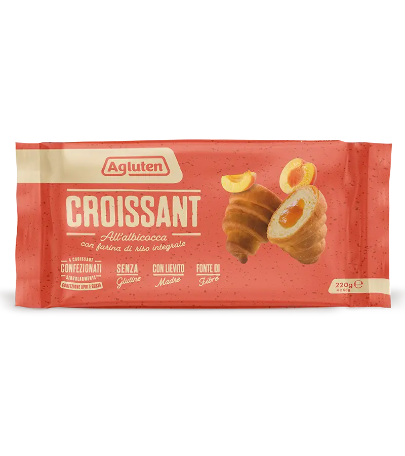 AGLUTEN CROISSANT ALL'ALBICOCCA