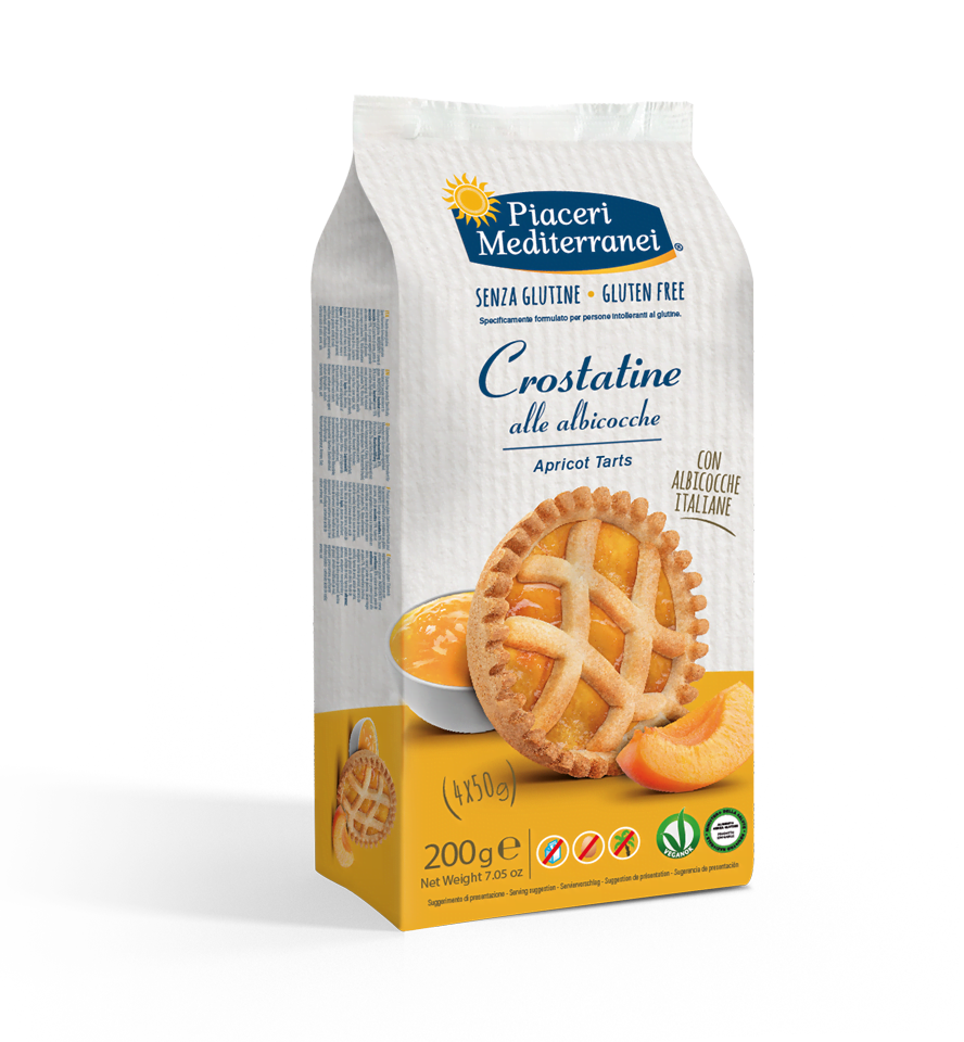 PIACERI MEDITERRANEI CROSTATINE ALLE ALBICOCCHE
