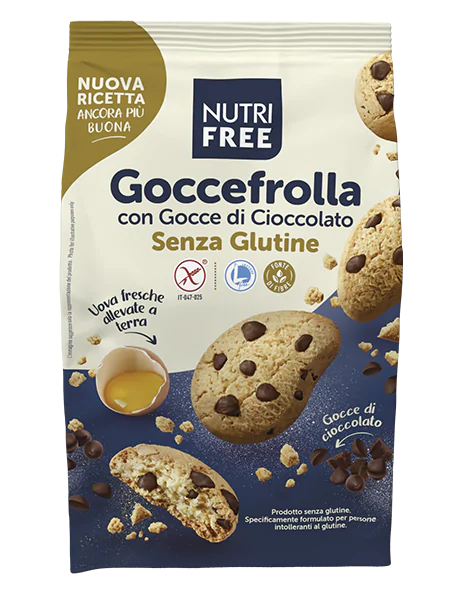 NUTRI FREE GOCCEFROLLA CON GOCCE DI CIOCCOLATO