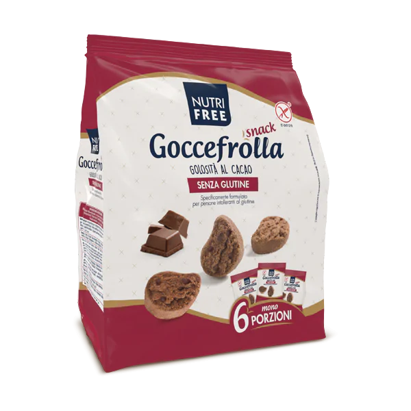 NUTRI FREE GOCCEFROLLA SNACK GOLOSITà AL CACAO