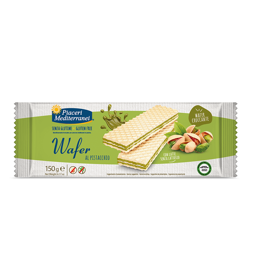 PIACERI MEDITERRANEI WAFER AL PISTACCHIO