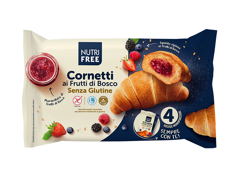 NUTRI FREE CORNETTI AI FRUTTI DI BOSCO