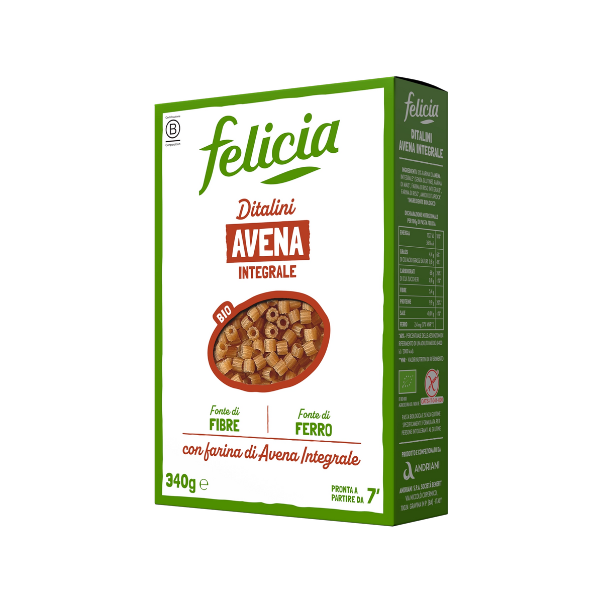 FELICIA DITALINI AVENA INTEGRALE