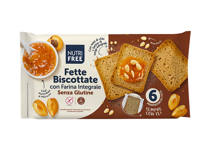 NUTRI FREE FETTE BISCOTTATE INTEGRALI
