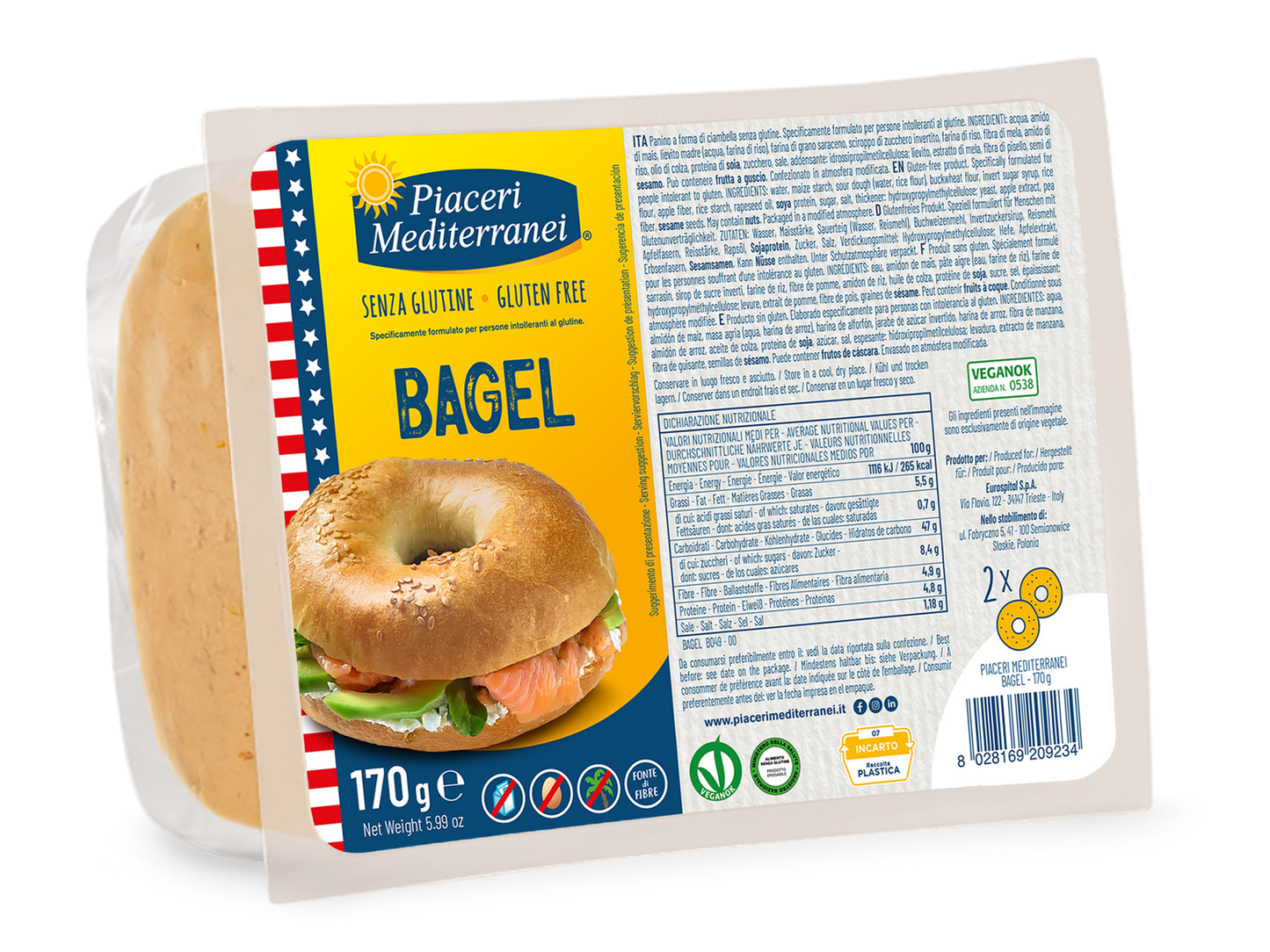 PIACERI MEDITERRANEI BAGEL