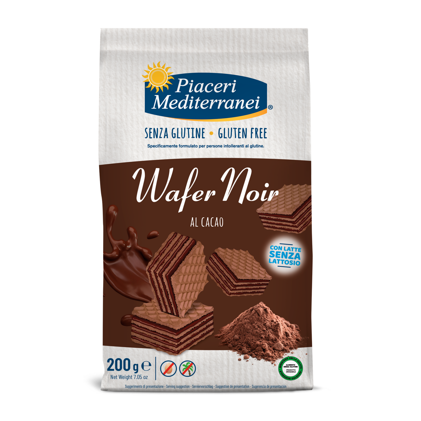 PIACERI MEDITERRANEI WAFER NOIR QUADROTTI