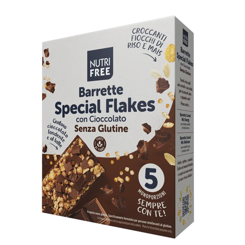 Barrette Special Flakes con Cioccolato