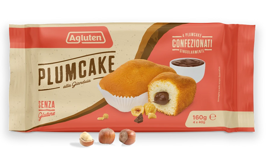 AGLUTEN PLUMCAKE ALLA GIANDUIA