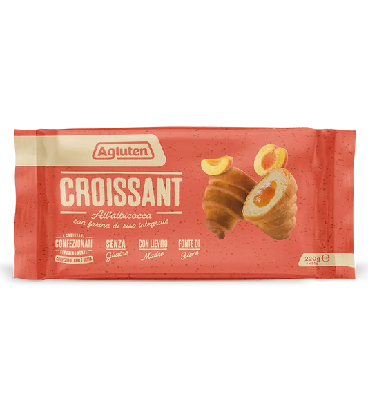 AGLUTEN CROISSANT ALL'ALBICOCCA