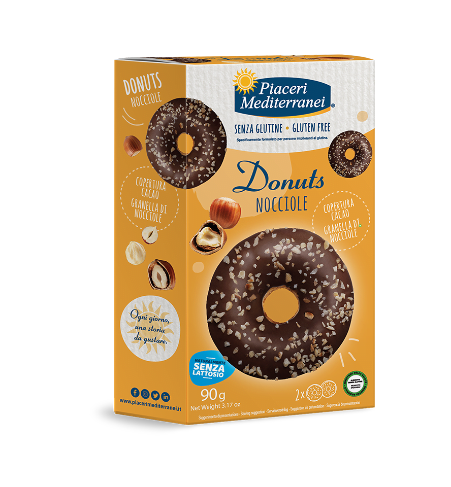 PIACERI MEDITERRANEI DONUTS NOCCIOLE
