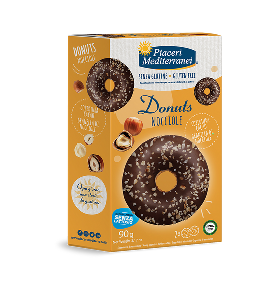 PIACERI MEDITERRANEI DONUTS NOCCIOLE