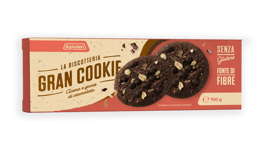 AGLUTEN GRAN COOKIE AVENA E GOCCE DI CIOCCOLATO