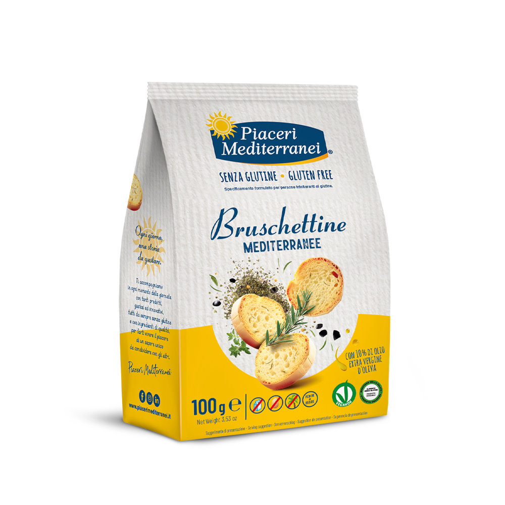 PIACERI MEDITERRANEI BRUSCHETTINE MEDITERRANEE