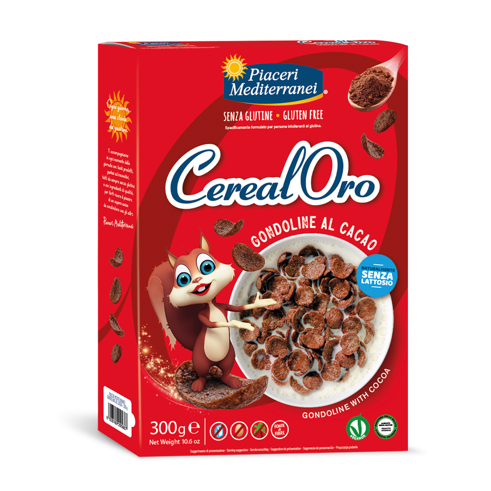 PIACERI MEDITERRANEI CEREALORO GONDOLINE AL CACAO