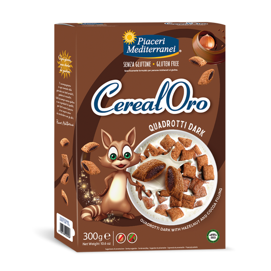 PIACERI MEDITERRANEI CEREALORO QUADROTTI DARK