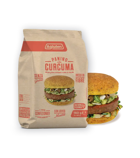 AGLUTEN PANINO ALLA CURCUMA E SEMI DI CHIA