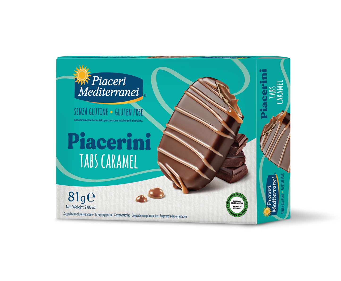 PIACERI MEDITERRANEI PIACERINE TABS CARAMEL