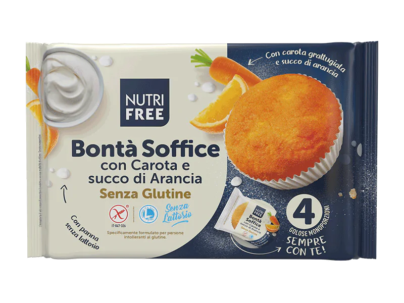 NUTRI FREE BONTà SOFFICE CON CAROTA E SUCCO DI ARANCIA
