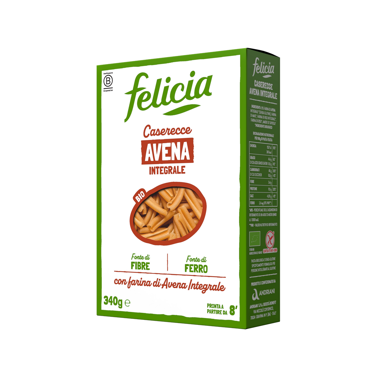 FELICIA CASERECCE AVENA INTEGRALE