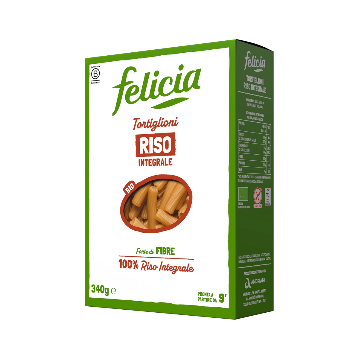 FELICIA TORTIGLIONI RISO INTEGRALE
