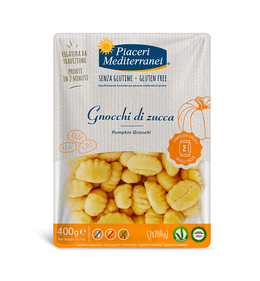 PIACERI MEDITERRANEI GNOCCHI DI ZUCCA
